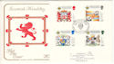 1987-07-21 Scottish Heraldry Stamps BF 2144 PS FDC (54610)