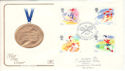 1988-03-22 Sport Stamps Lawn Tennis London FDC (54616)