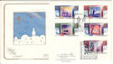 1988-11-15 Christmas Stamps Postling Hythe FDC (54622)