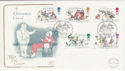 1993-11-09 Christmas Stamps Rochester FDC (55090)