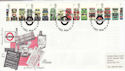 2001-05-15 Buses Stamps London's Transport Museum FDC (55355)
