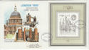1980-05-07 London Stamp Exhibition M/S Stevenage FDI (55417)
