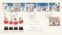 1973-11-28 Christmas Stamps Huddersfield FDI (55450)