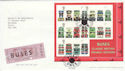 2001-05-15 Double Deckers Stamps M/S London WC2 FDC (55722)