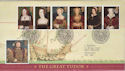 1997-01-21 The Great Tudor Henry VIII BUREAU FDC (55768)