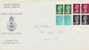 1971-02-15 Definitive Bklt Stamps FPO 172 cds (55872)