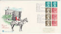 1981-08-26 50p Booklet Pane Stamps Windsor FDC (55957)