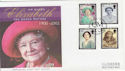 2002-04-25 Queen Mother Stamps Windsor FDC (56346)