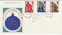 1972-10-18 Christmas Stamps Luton FDC (56450)