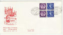 1965-08-16 Se Tenant Booklet Pane Winchester cds FDC (56512)