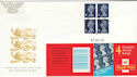 2000-04-27 HF1 Re-Issued Booklet Stamps Gatwick FDC (56695)