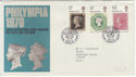 1970-09-18 Philympia Bureau FDC (56835)