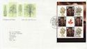 2000-09-18 A Treasury of Trees PSB Pane Llangernyw FDC (56900)