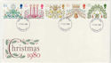1980-11-19 Christmas Stamps London FDC (56952)