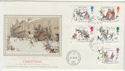 1993-11-09 Christmas Stamps Marylebone cds FDC (57279)