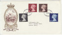 1969-03-05 High Value Definitive Stamps London FDC (57337)