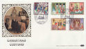 1986-11-18 Christmas Stamps St Margarets SW1 FDC (57550)