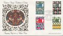1982-07-23 Textiles Stamps Regent St London Silk FDC (57617)