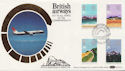 1983-03-09 C'Wealth Day British Airways Silk FDC (57681)