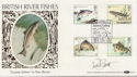 1983-01-26 River Fish Salmon Leap Signed FDC (57697)
