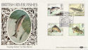 1983-01-26 River Fish Salmon Leap Coleraine FDC (57698)