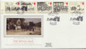 1984-07-31 Mailcoach Stamps Bath Silk FDC (57733)