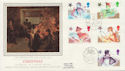 1985-11-19 Christmas Stamps Bethlehem Silk FDC (57849)
