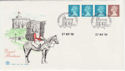 1990-11-27 Definitive Coil Stamps Windsor FDC (58498)