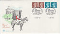 1991-10-01 Definitive Coil Stamps Windsor FDC (58499)