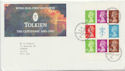 1992-10-27 Tolkien Bklt Pane Bureau FDC (58503)