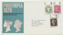 1970-09-18 Philympia Stamps Manchester FDC (58862)