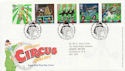 2002-04-09 Circus Stamps T/House FDC (58970)