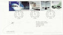 2002-05-02 Airliners Stamps Heathrow Airport FDC (58972)