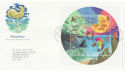 2001-03-13 Weather Stamps M/S Bureau FDC (58987)