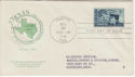 1945-12-29 USA 3c Texas Stamp FDC (59229)