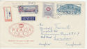 Czechoslovakia Praga 1962 Stamps on Reg Env (59434)