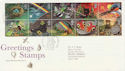 1991-02-05 Greetings Stamps Greetwell FDC (59779)