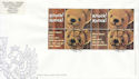 2002-10-01 Greetings Stamps Ex Label Sheet 9 FDC (59902)