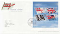 2001-10-22 Flags and Ensigns M/S Rosyth FDC (60024)