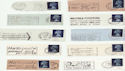GB x10 Slogan Postmarks on Piece (60064)