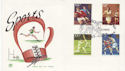 1980-10-10 Sport Stamps Lords NW8 FDC (60241)