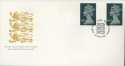 1987-09-15 Â£1.60 Gutter Parcel Stamp FDC Windsor (6046)