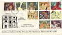 1995-03-21 Greetings Barbican Gallery Plymouth FDC (60537)