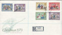 1979-11-21 Christmas Stamps Angel Hill cds FDC (60615)