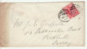 1902-10 KEVII 1d Red Used on Cover 1902 (60733)