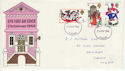 1968-11-25 Christmas Stamps Cardiff FDC (60792)