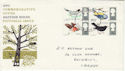 1966-08-08 British Birds Stamps Cardiff FDC (60831)