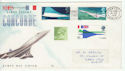 1969-03-03 Concorde FDC used in 1976 (60944)