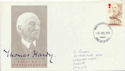 1990-07-10 Thomas Hardy Stamp Cardiff FDC (61054)
