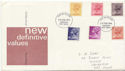 1976-02-25 Definitive Stamps Chichester FDC (61094)